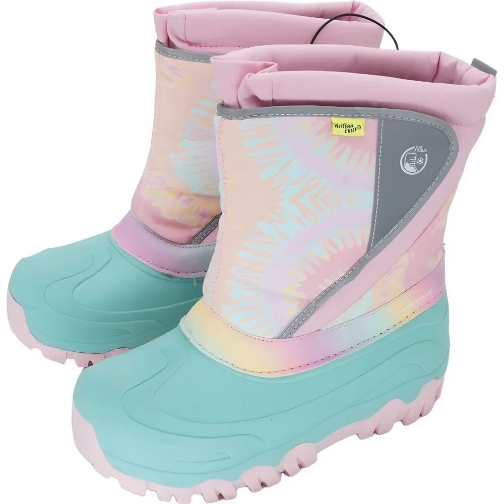 Western Chief Selah Tie-Dye Snow Boot Girls US 6